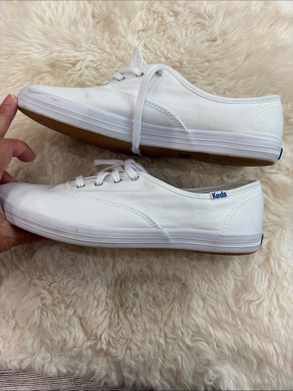 Keds Canvas Lace-Up Sneakers - Picture 10 of 13